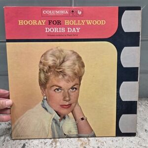 VTG Doris Day Hooray For Hollywood Vinyl Record LP Columbia CL 6-5